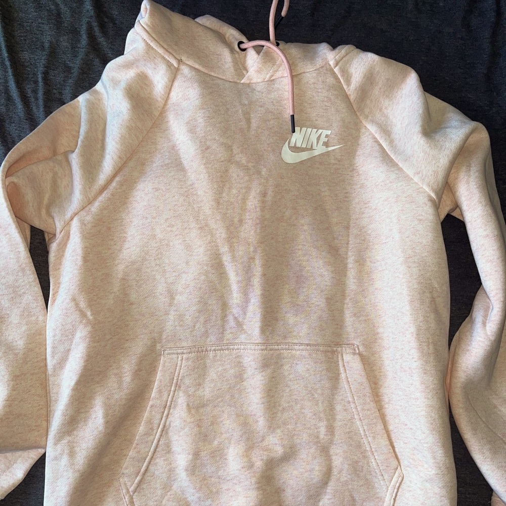 Nike Pink women’s pull over hoodie